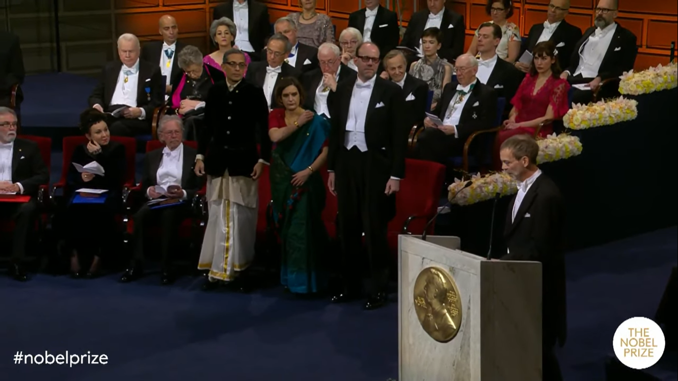 Abhijit Banerjee, Esther Duflo, and Michael Kremer awarded Nobel Prize