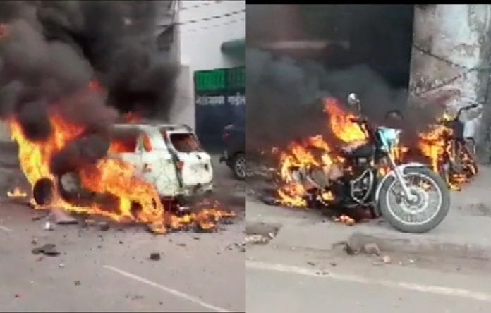 CAA Protests In Lucknow, Properties Set On Fire