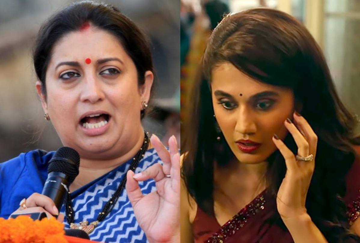 Smriti Irani Talk About Taapsee Pannu’s Latest Movie On Her Instagram Handle