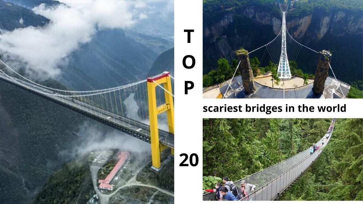 top 20 scariest bridges in the world.