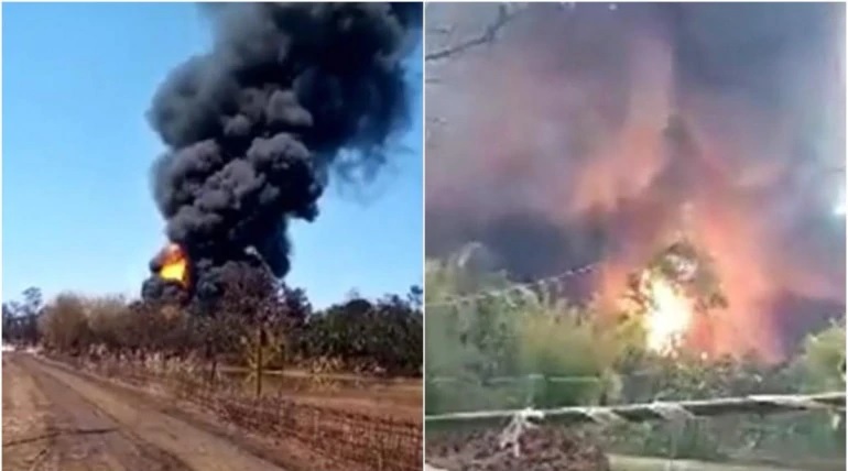 Oil Well In Assam Is On Fire After Gas Leakage For 14 Days