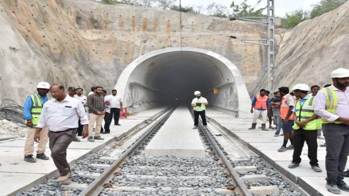 Indian Railways Constructing First Electrified Tunnel In Haryana