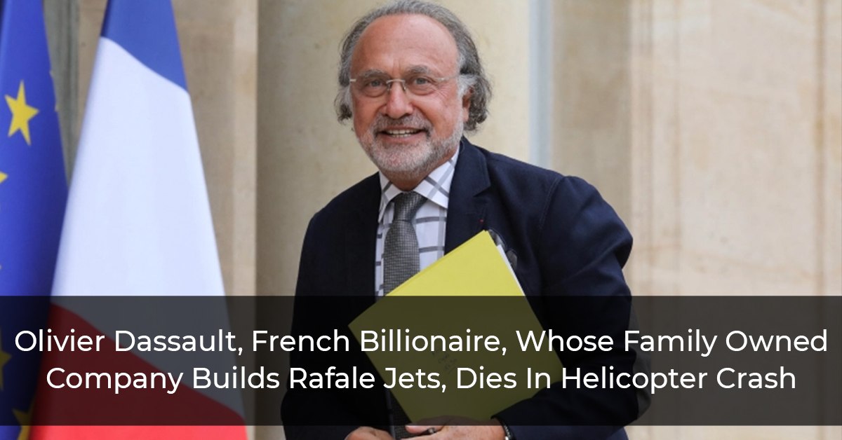 Olivier Dassault’s family owns the company which builds Rafale jets