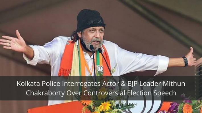 Kolkata Police Interrogates Actor & BJP Leader Mithun Chakraborty Over Controversial Election Speech