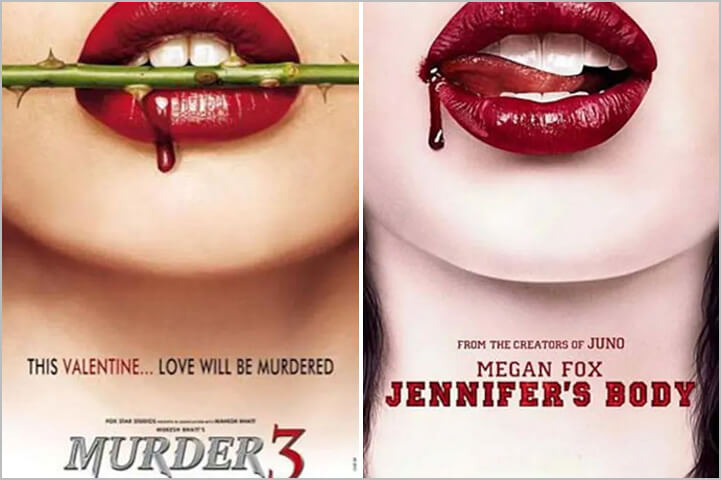 Murder 3/ Jennifer's Body-Copied Bollywood Movie Posters