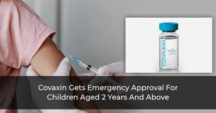 Covaxin Gets SEC Emergency Approval For Children Aged Two To Eighteen