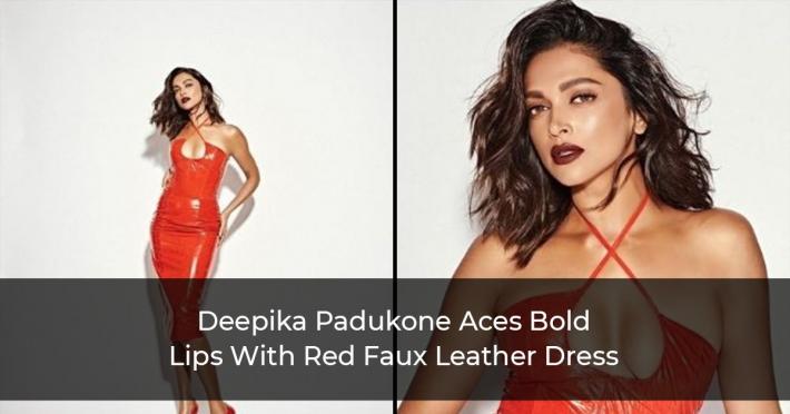 Deepika-Padukone-Aces-Bold-Lips-With-Red-Faux-Leather-Dress