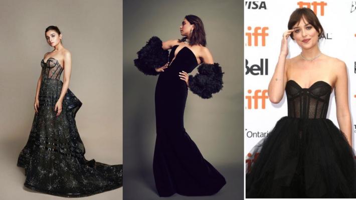 From Alia Bhatt To Dakota Johnson Actresses Who Rocked Strapless Gowns Effortlessly