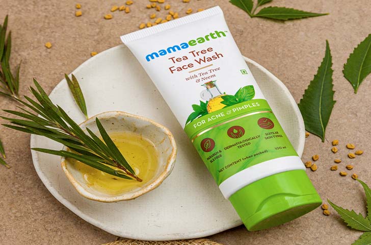 Mamaearth Tea Tree Face Wash-best mamaearth products