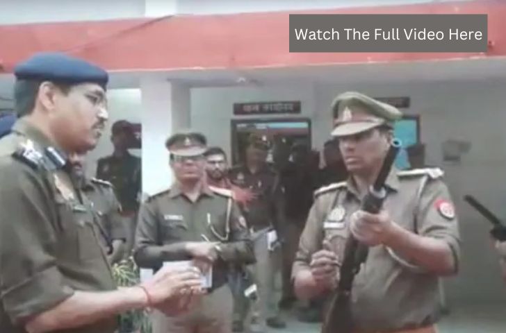 Viral: UP Cop Was Asked To Load A Gun During A Surprise Inspection. His Epic Fails Has The Internet in Splits.