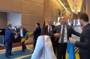 Ukrainian MP Punches Russian Representative At Turkey Summit