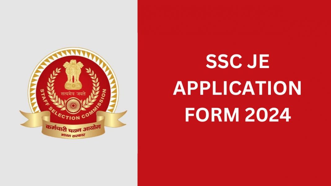 ssc je application form 2024